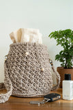 On-The-Go Hand-Knotted Bucket Bag