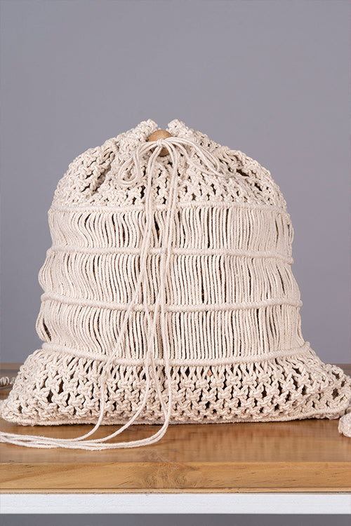 Summer Bloom Hand-Knotted Bag Pack