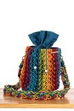 Cosmos Blended Hand-Knotted Bucket Bag