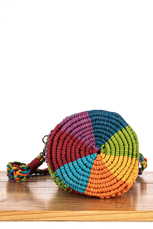 108Knots Cosmos Blended Hand-Knotted Bucket Bag