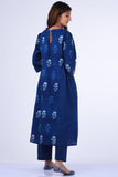 Dharan "Rasa Dress" Indigo Block Printed Dress