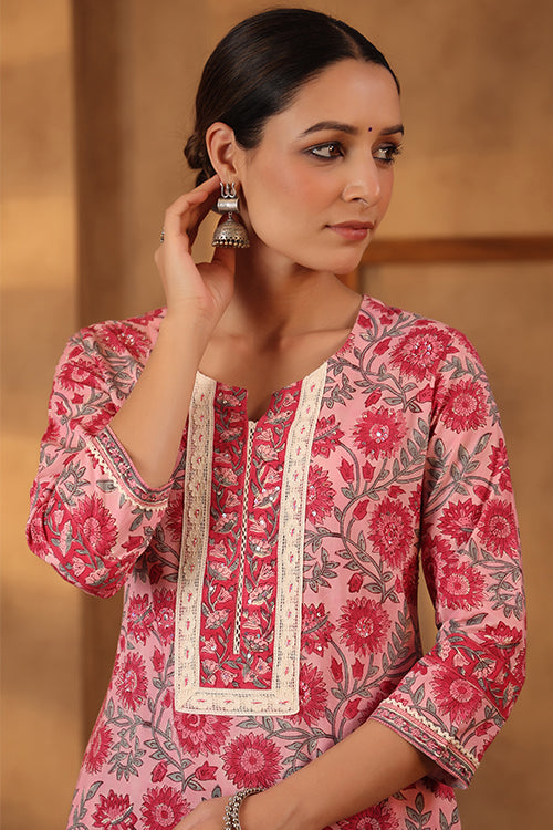 Shuddhi Magenta Pink Kurta