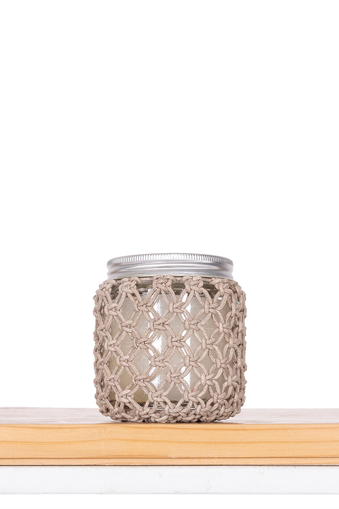 Fresh Coffee Hand-Knotted Candle Jar