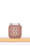 Classic Rose Hand-Knotted Candle Jar