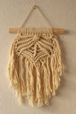 Rays Of Hope White Handcrafted Small Macrame Wall Hanging Online