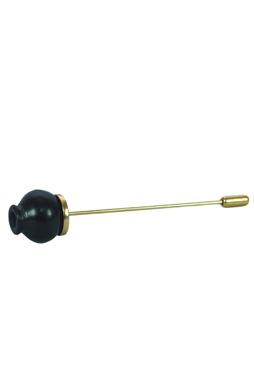 Kabbish'S Kalash Lapelpin, Black Pottery