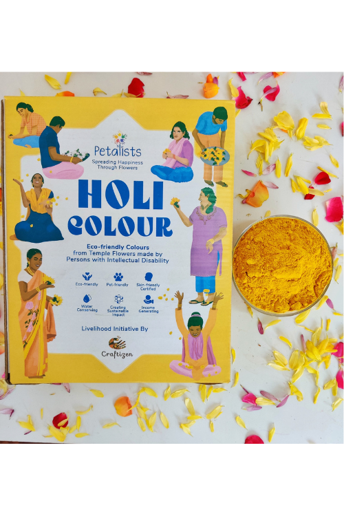 Petalists Eco-Friendly Holi Colour Yellow
