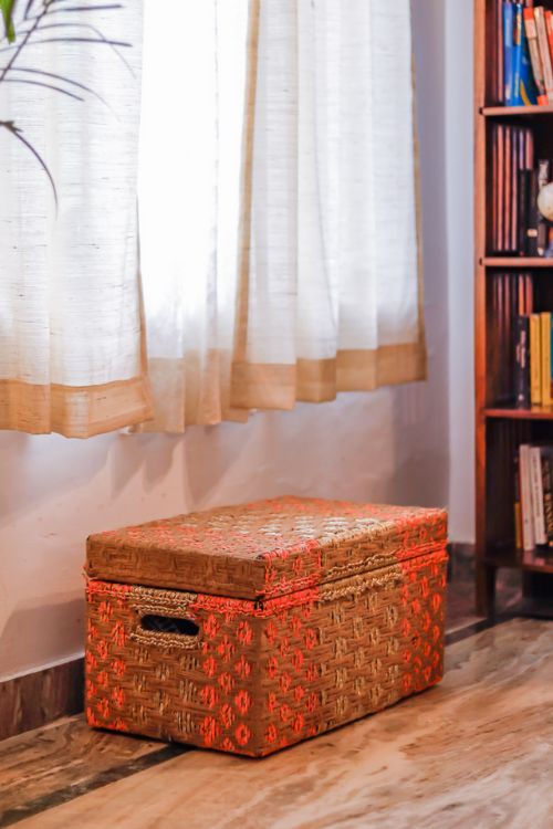 Sirohi Golden Cisticolas Jute & Upcycled Plastic Trunk
