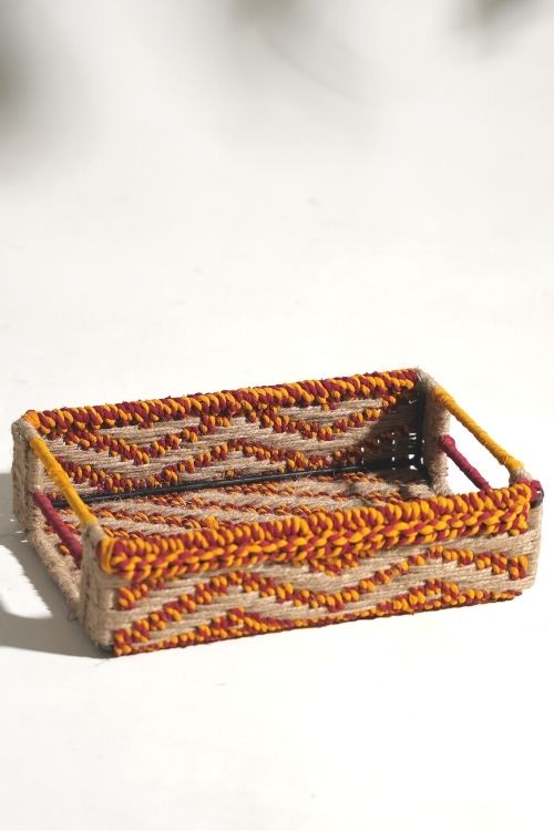 Sirohi Pasanda Upcycled Textile Tray