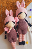 Plumtales "Tia The Bunny" Handmade Amigurumi Doll Soft Toy