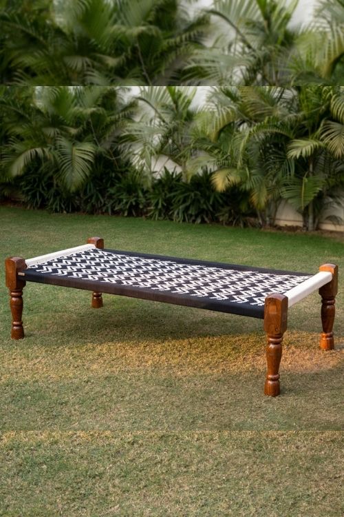 Sirohi Double Wave Cotton Charpai