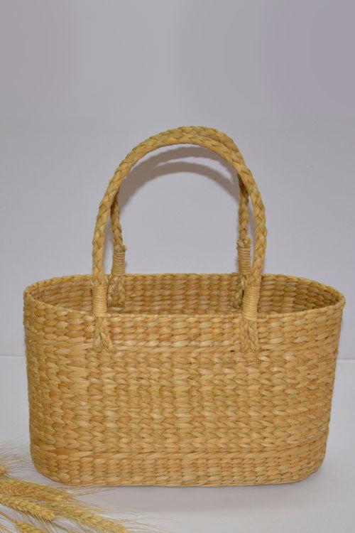 Dharini Kauna Oval Basket Bag