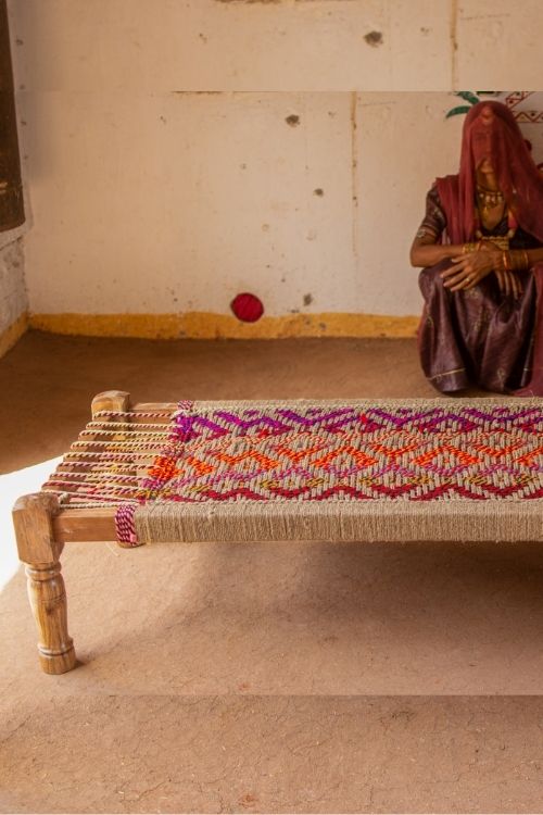 Sirohi Bela Jute & Textile Charpai