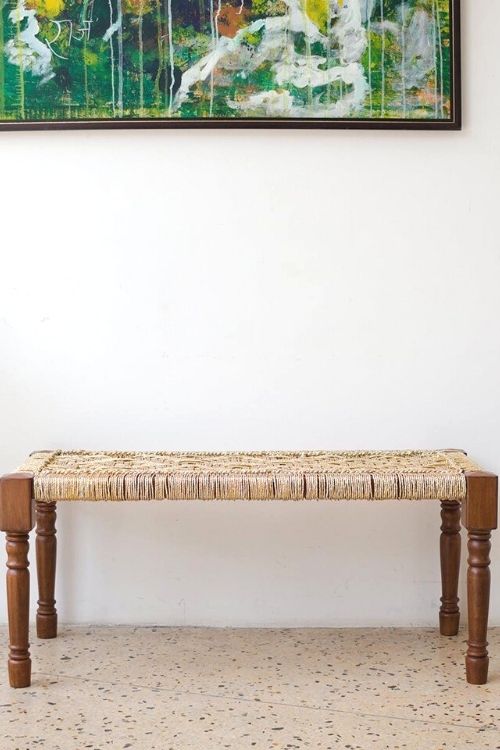 Sirohi Golden Pheasant Wooden Bench