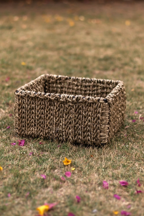 Terra Natural Moonj Grass Basket