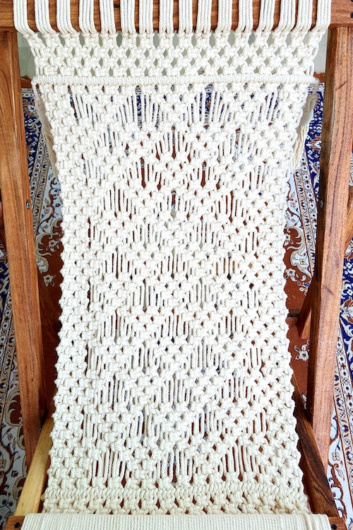 "House of Macrame" Macramé Lounge Chair