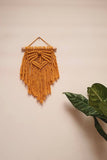 Rays Of Hope Mustard Handcrafted Small Macrame Wall Hanging Online