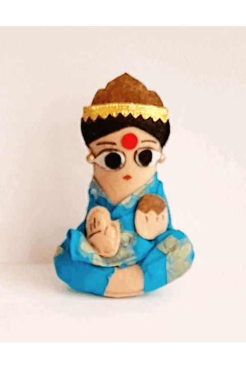 "Svatanya" Handcrafted Eco-Friendly Mini Ganesha & Laxmi Figurine