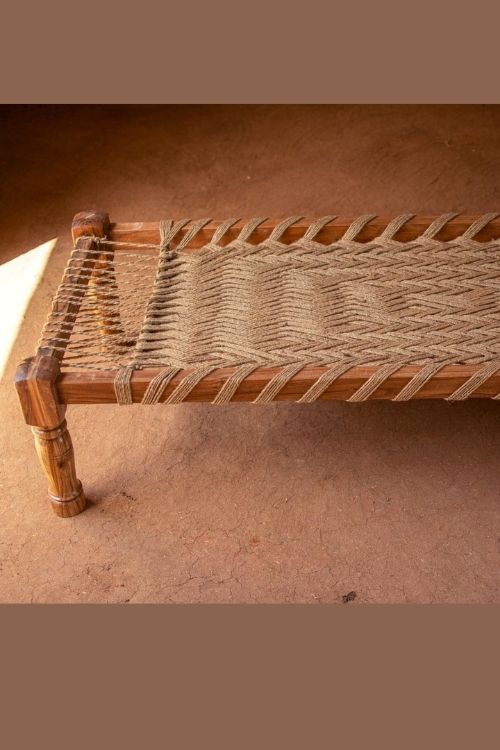 Sirohi Afternoon Natural Jute Charpai