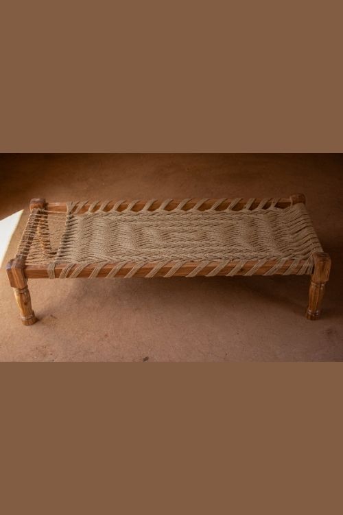 Sirohi Afternoon Natural Jute Charpai