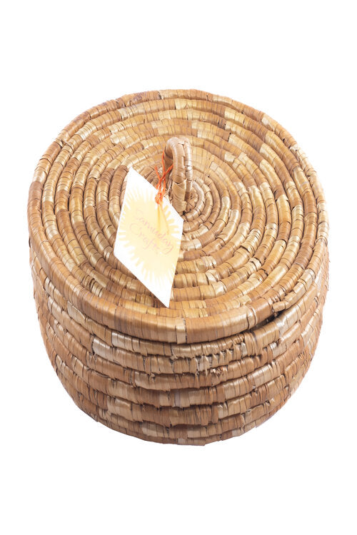 Samuday Craft Wheat Grass Round Roti Basket