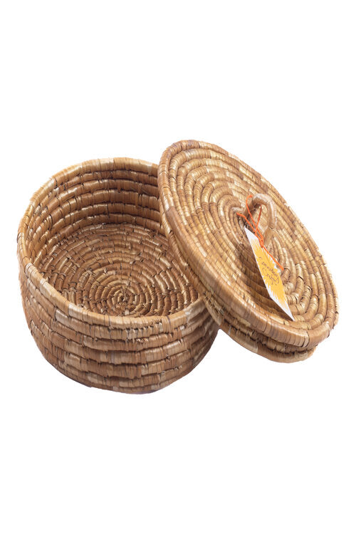 Samuday Craft Wheat Grass Round Roti Basket