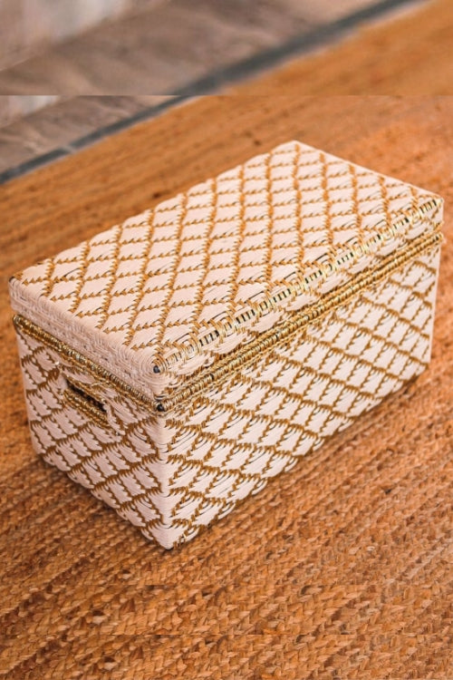 Sirohi Taara White & Gold Trunk