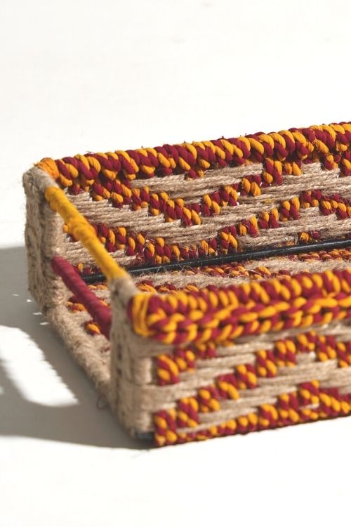Sirohi Pasanda Upcycled Textile Tray