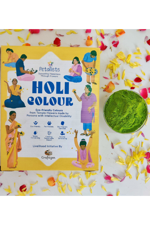 Petalists Eco-Friendly Holi Colour Green