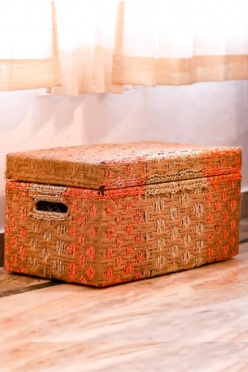 Sirohi Golden Cisticolas Jute & Upcycled Plastic Trunk
