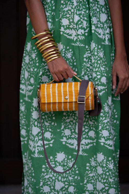Lukka Chuppi Sunny Pumpkin Round Clutch
