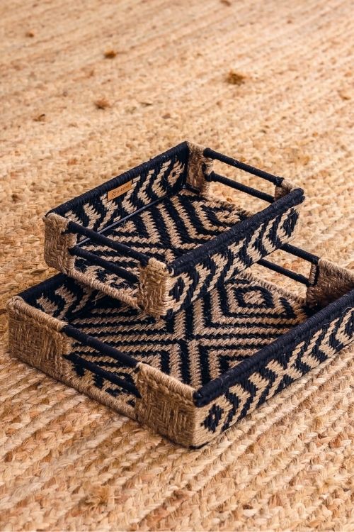 Sirohi Koyal Natural Jute Tray