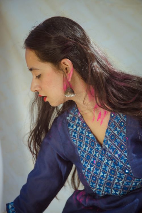Urmul Bavari Sitara Hand Embroidered Kurta Pant Set For Women Online