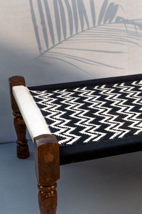 Sirohi Double Wave Cotton Charpai
