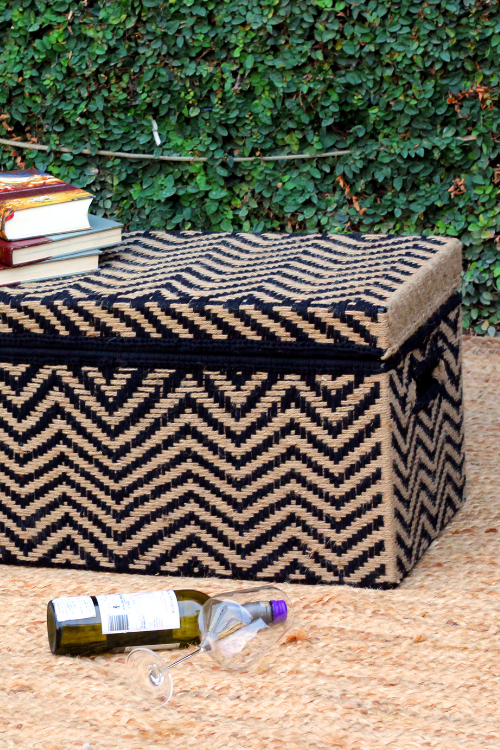 Sirohi The Buff Jute & Cotton Trunk