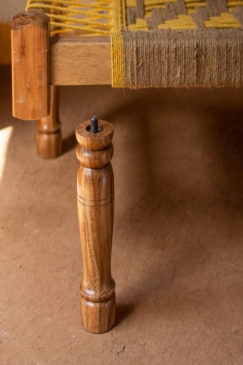Sirohi Champa Jute & Cotton Charpai