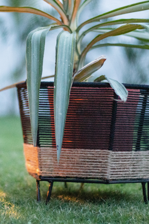 Rustic Cotton & Jute Planter