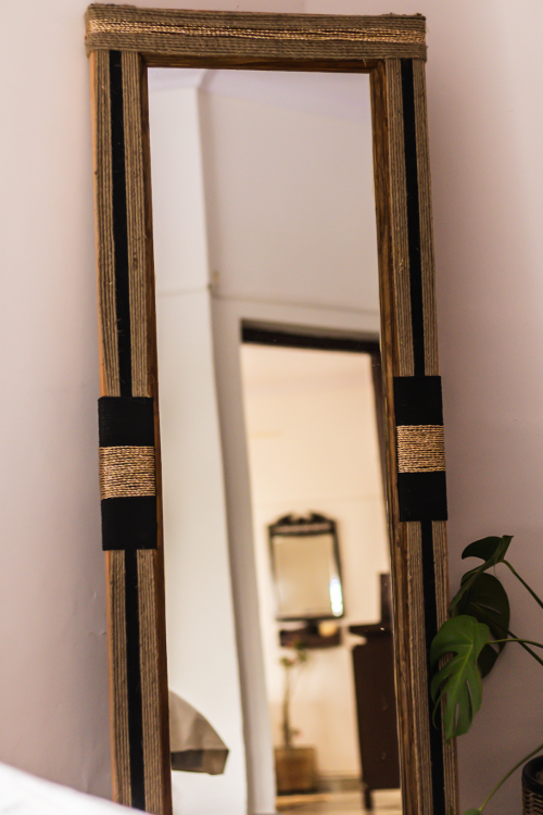 Regalis Jute & Cotton Mirror