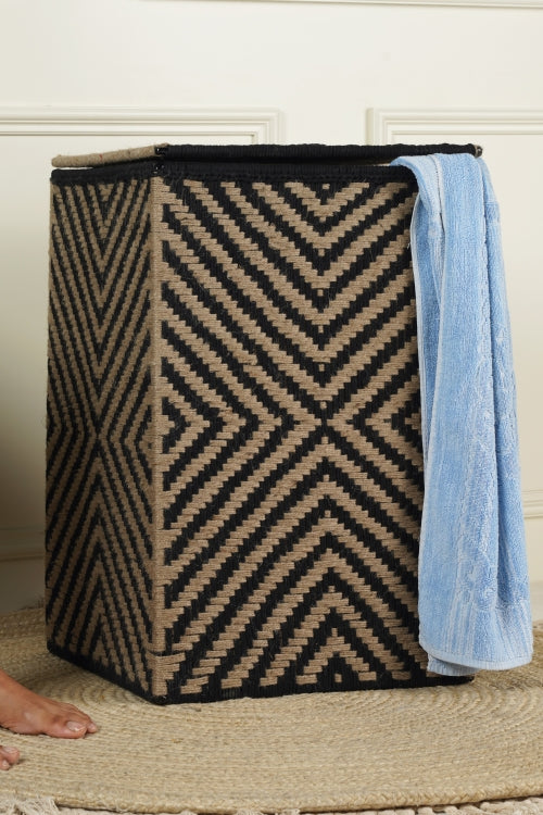 The Black Current - Combo Of Kids And Adult Laundry Baskets And Tray (3 Products)
