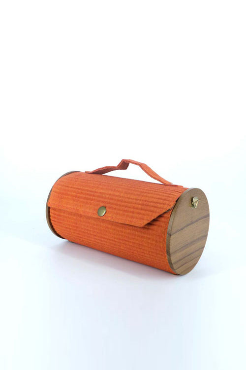 Lukka Chuppi Saffron Sun Round Clutch