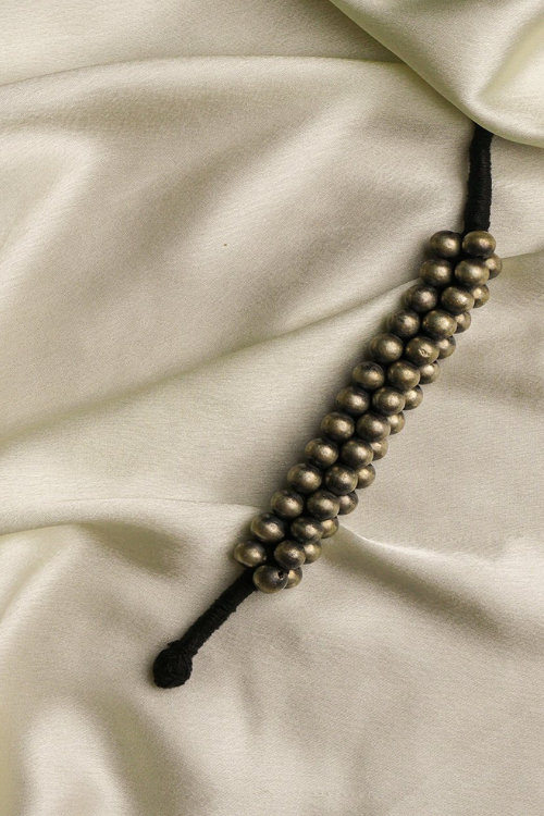 TICH Pure Silver Traditional Maharashtrian Bracelet - Golmani