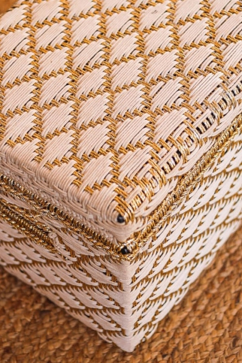 Sirohi Taara White & Gold Trunk