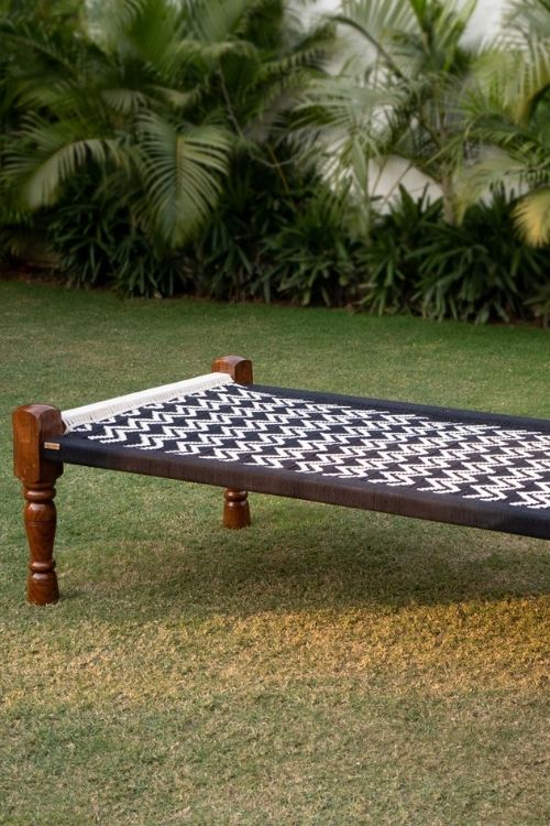 Sirohi Double Wave Cotton Charpai