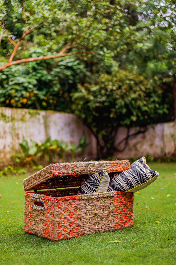 Sirohi Golden Cisticolas Jute & Upcycled Plastic Trunk