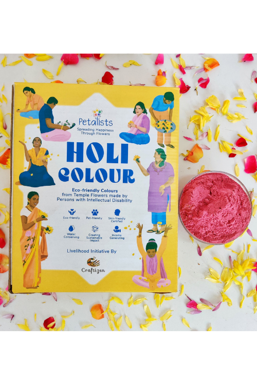 Petalists Eco-Friendly Holi Colour Pink
