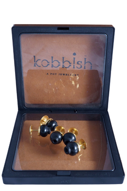 Kabbish'S Kalash Buttons, Black Pottery