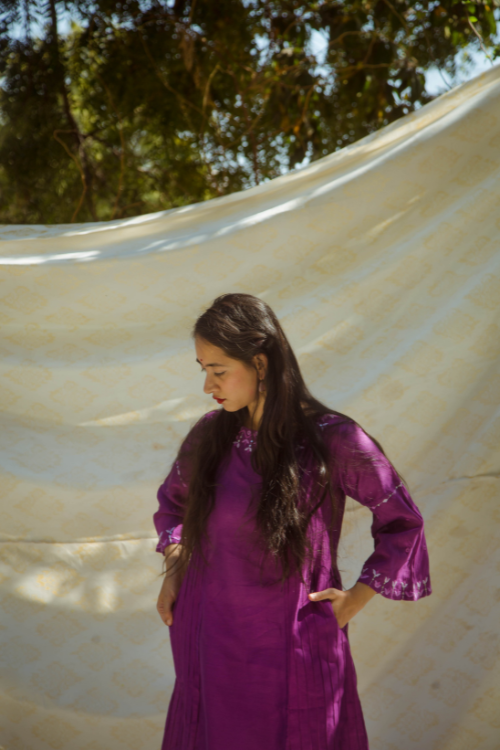 Urmul'Kalasa' Sitara'  Kurti.(2Pc Kurta And Pant  )