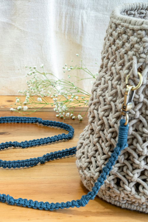 Pretty Simple Hand-Knotted Bag Straps