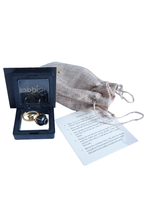 Kabbish'S Black Pottery Pyau Ring