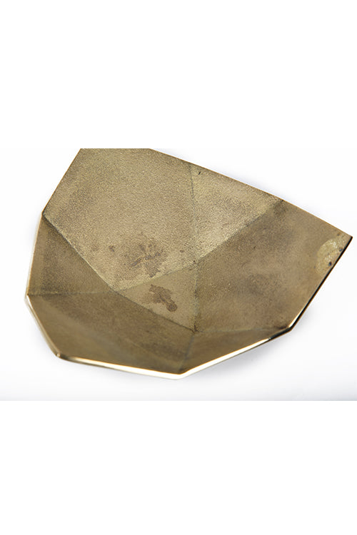 Origami Bowl Medium Brass